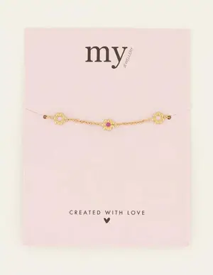My Jewellery Bracelet with flowers MJ07967