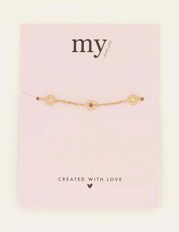 My Jewellery Bracelet with flowers MJ07967