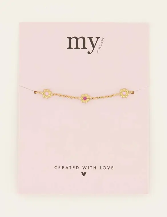 My Jewellery Bracelet with flowers MJ07967