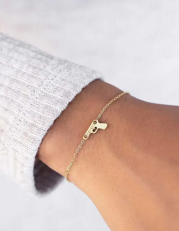 My Jewellery Bracelet with gun charm MJ07913