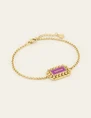 My Jewellery Bracelet with purple amour enamel MJ07825