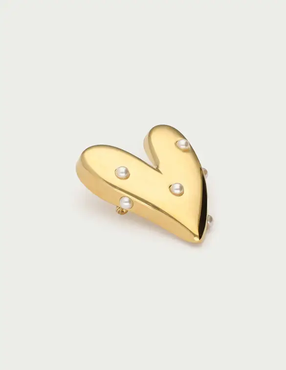 My Jewellery Broche pearl heart MJ13587