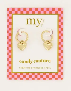 My Jewellery Candy earrings small hearts MJ06296