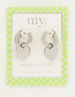 My Jewellery Candy earrings with big hearts MJ06287