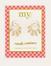 My Jewellery Candy earrings with smiley MJ06300