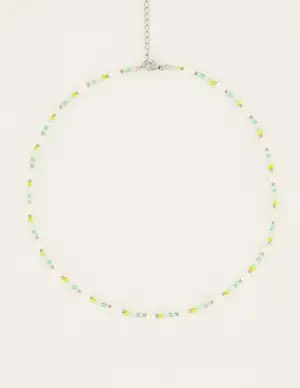 My Jewellery Candy necklace with blue beads and pearls MJ06551