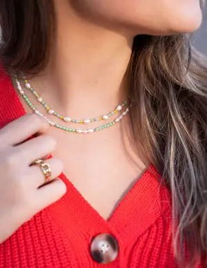 My Jewellery Candy necklace with blue beads MJ06553