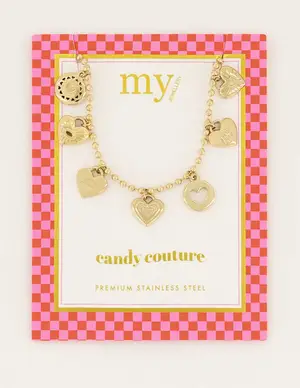 My Jewellery Candy necklace with charms MJ06294