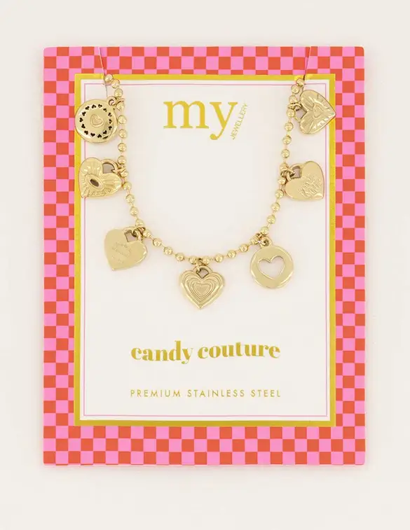 My Jewellery Candy necklace with charms MJ06294