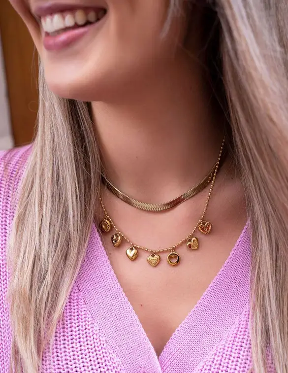 My Jewellery Candy necklace with charms MJ06294
