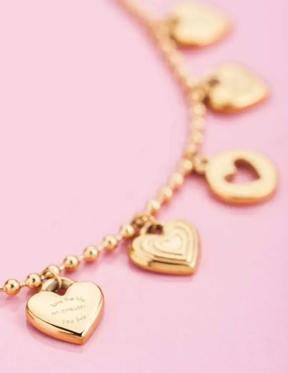 My Jewellery Candy necklace with charms MJ06294