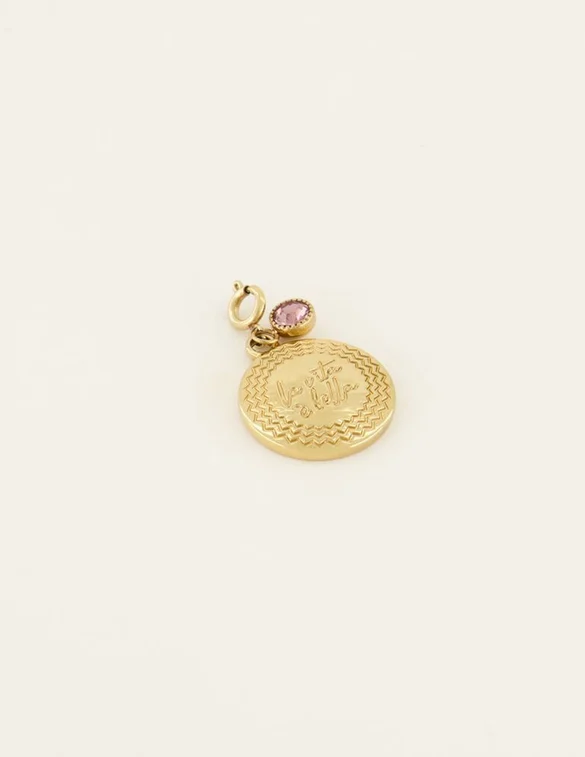 My Jewellery Charm La vita e bella round MJ06657