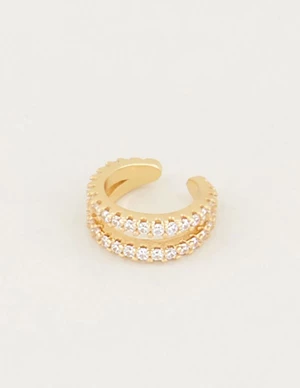 My Jewellery Ear cuff dubbele ring strass MJ02665