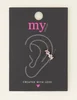 My Jewellery Ear cuff vier bloemetjes MJ03927