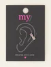 My Jewellery Ear cuff vier bloemetjes MJ03927