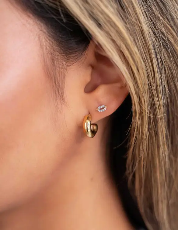 My Jewellery Ear studs lips MJ08524