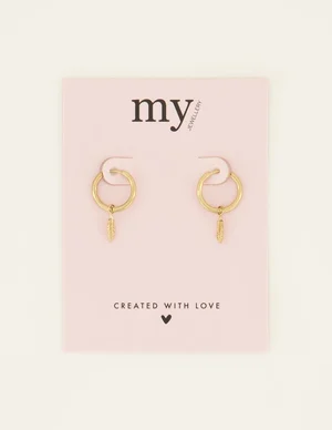 My Jewellery Earing with feather MJ07731