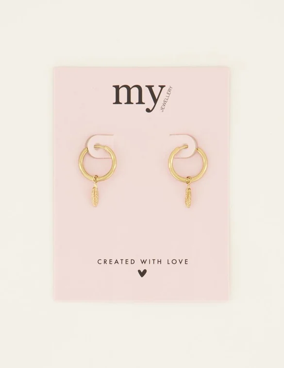 My Jewellery Earing with feather MJ07731