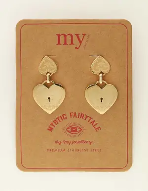 My Jewellery Earring 2 hearts MJ09432