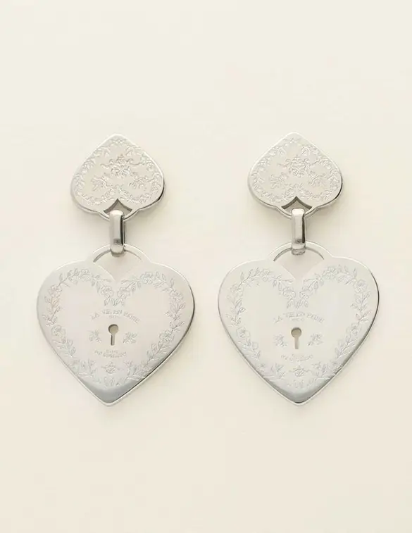 My Jewellery Earring 2 hearts MJ09432