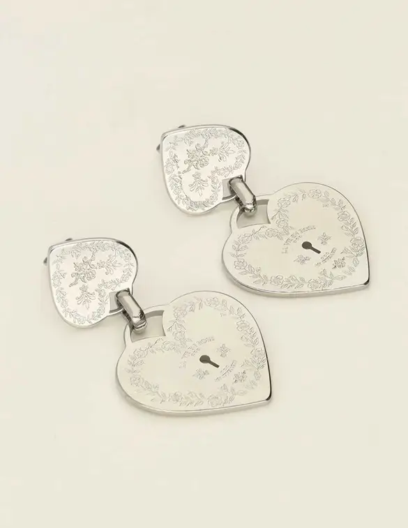 My Jewellery Earring 2 hearts MJ09432
