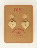 My Jewellery Earring 2 hearts MJ09432