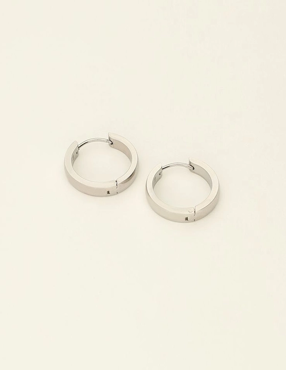 My Jewellery Earring basic flat hoop 20x2,3x3x8 MJ09519