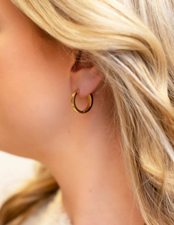 My Jewellery Earring basic flat hoop 20x2,3x3x8 MJ09519