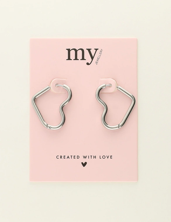My Jewellery Earring basic heart MJ09518
