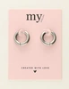 My Jewellery Earring basic hoop 18x4 MJ09516