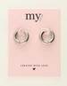 My Jewellery Earring basic hoop 18x4 MJ09516