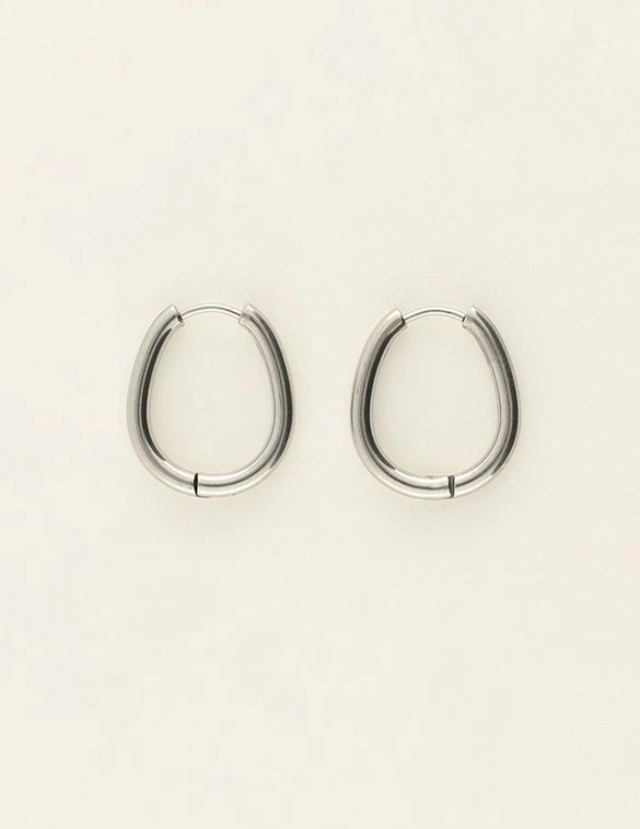 My Jewellery Earring basic hoop oval 20x18x2,5 MJ09515