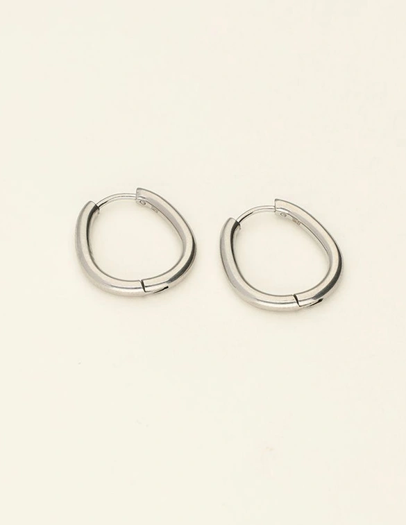 My Jewellery Earring basic hoop oval 20x18x2,5 MJ09515