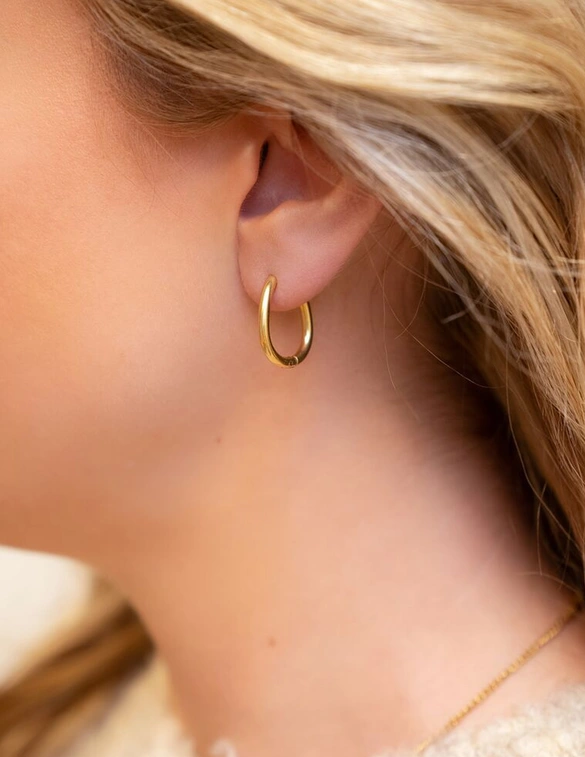 My Jewellery Earring basic hoop oval 20x18x2,5 MJ09515