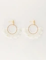 My Jewellery Earring beads white MJ11104