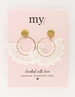 My Jewellery Earring beads white MJ11104