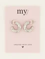 My Jewellery Earring bold strass Mj07606