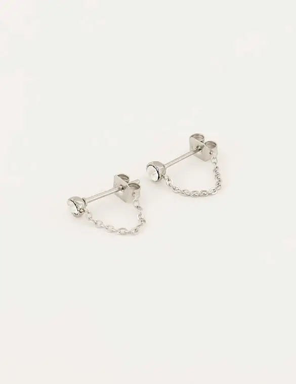 My Jewellery Earring Chain Strass MJ06891