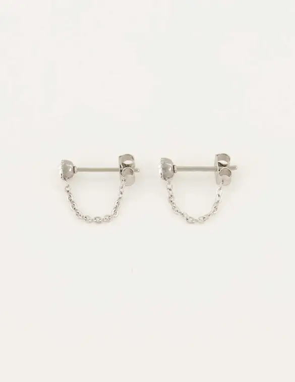 My Jewellery Earring Chain Strass MJ06891