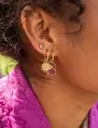 My Jewellery Earring charm mix purple MJ09437