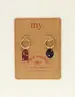 My Jewellery Earring charm mix purple MJ09437