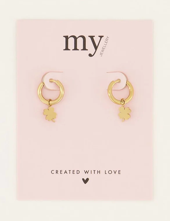 My Jewellery Earring clover 1.2 cm MJ07340