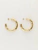 My Jewellery Earring hammered hoops MJ11398