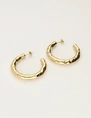 My Jewellery Earring hammered hoops MJ11398