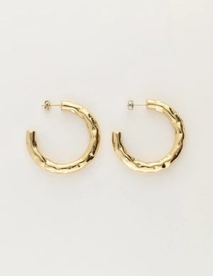 My Jewellery Earring hammered hoops MJ11398