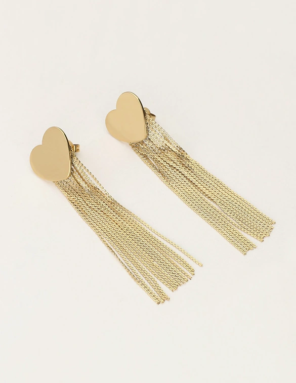 My Jewellery Earring heart chains MJ11932