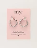 My Jewellery Earring heart hoops MJ11400