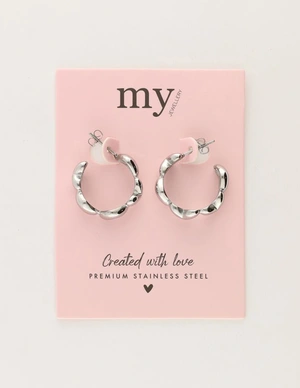 My Jewellery Earring heart hoops MJ11400