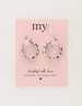 My Jewellery Earring heart hoops MJ11400