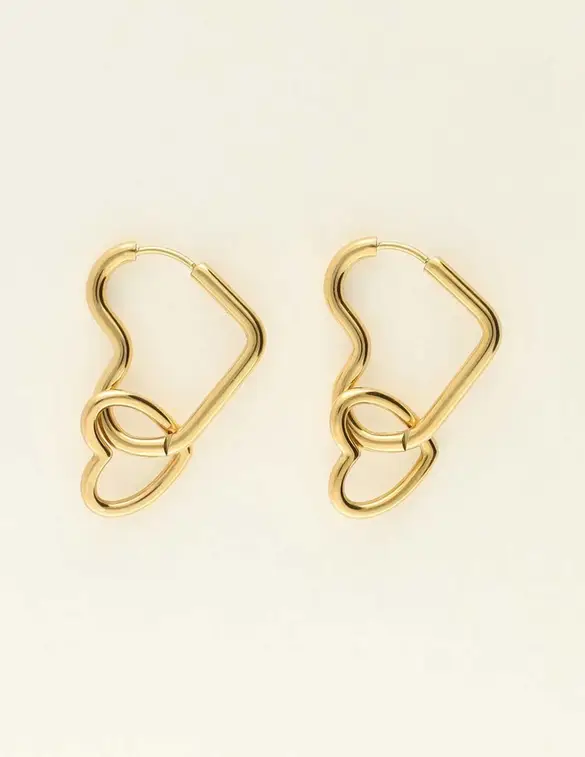 My Jewellery Earring heart in heart MJ09480
